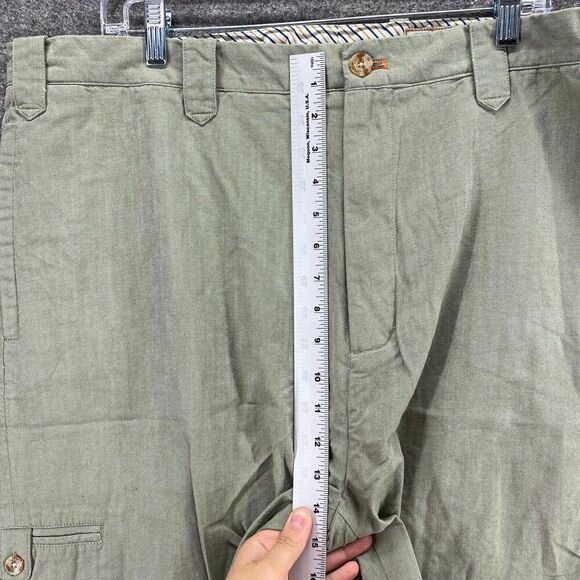 Road Cargo Shorts Men 42 Gray High Rise Flat Front Cotton Pockets Regular Fit - Picture 6 of 10